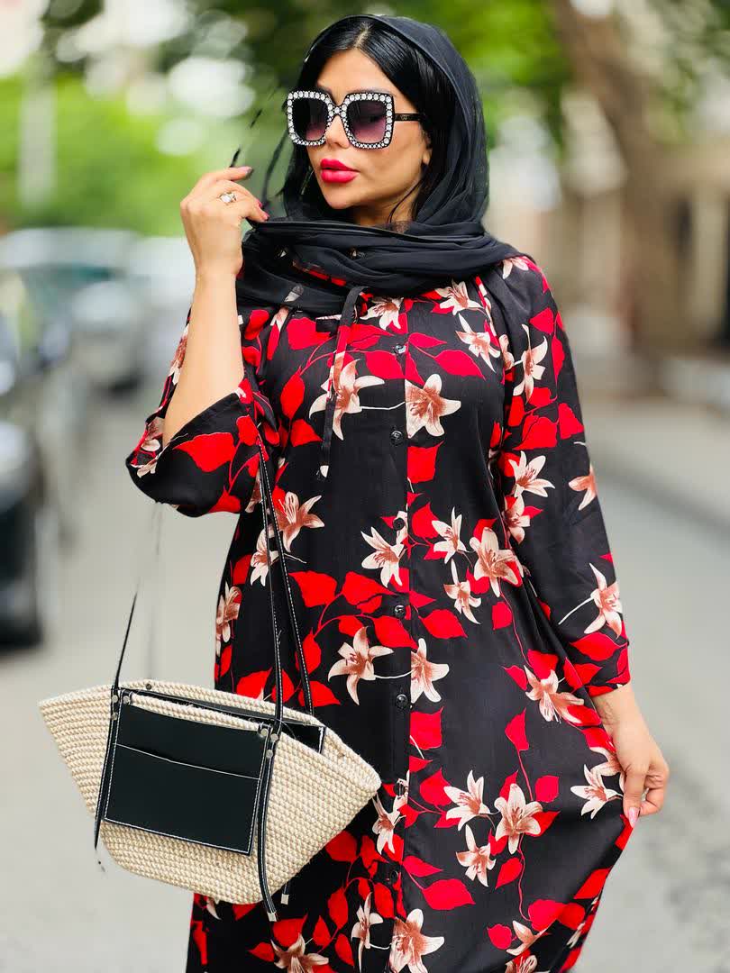 پیراهن بهار نارنج 2629